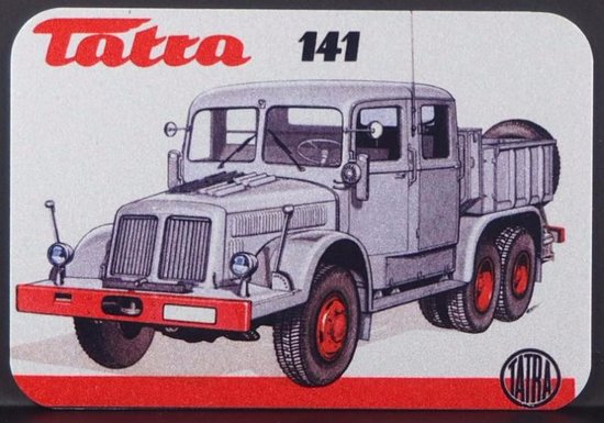 Magnetka hliníková Tatra 141 retro 7